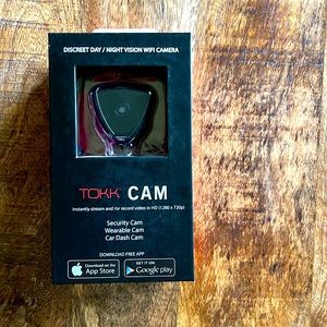 TOKK Cam Security, Wearable, Car Dash and more camera NIB